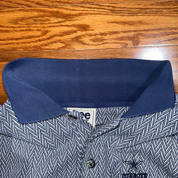 Vintage 90s Dallas Cowboys Lee Sport Short Sleeve Polo NFL Size Large - Picture 10 of 11
